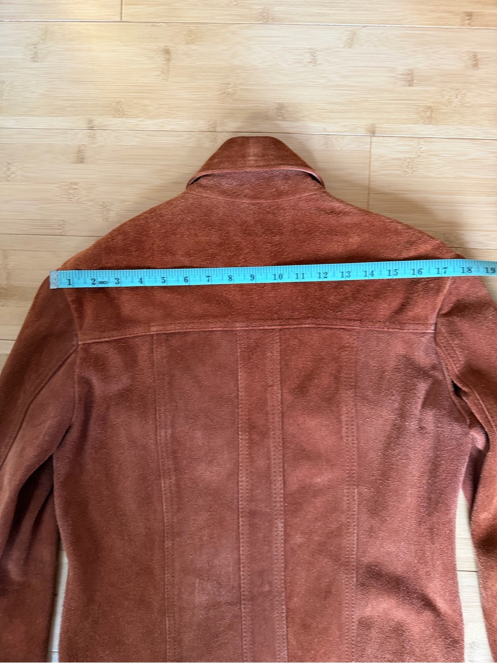 VINTAGE Suede Jacket - Rust - Picture 8 of 9